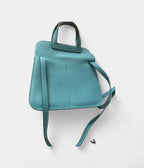 HMHalzan Green Leather Handbag