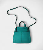 HMHalzan Green Leather Handbag