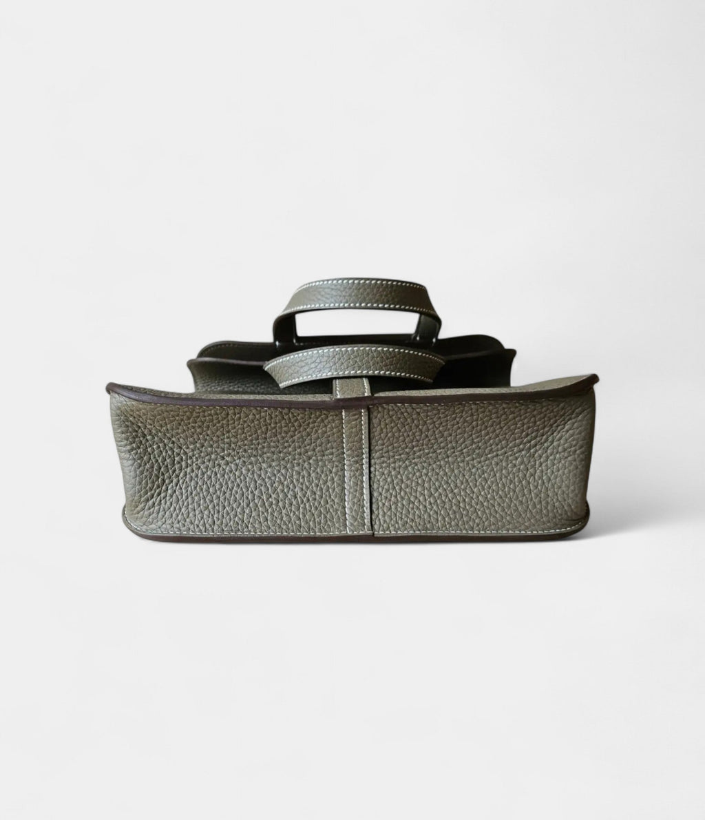 HMHalzan Leather Beige Handbag