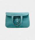 HMHalzan Leather Blue Handbag