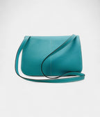 HMHalzan Leather Blue Handbag
