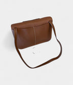 HMHalzan Leather Brown Handbag
