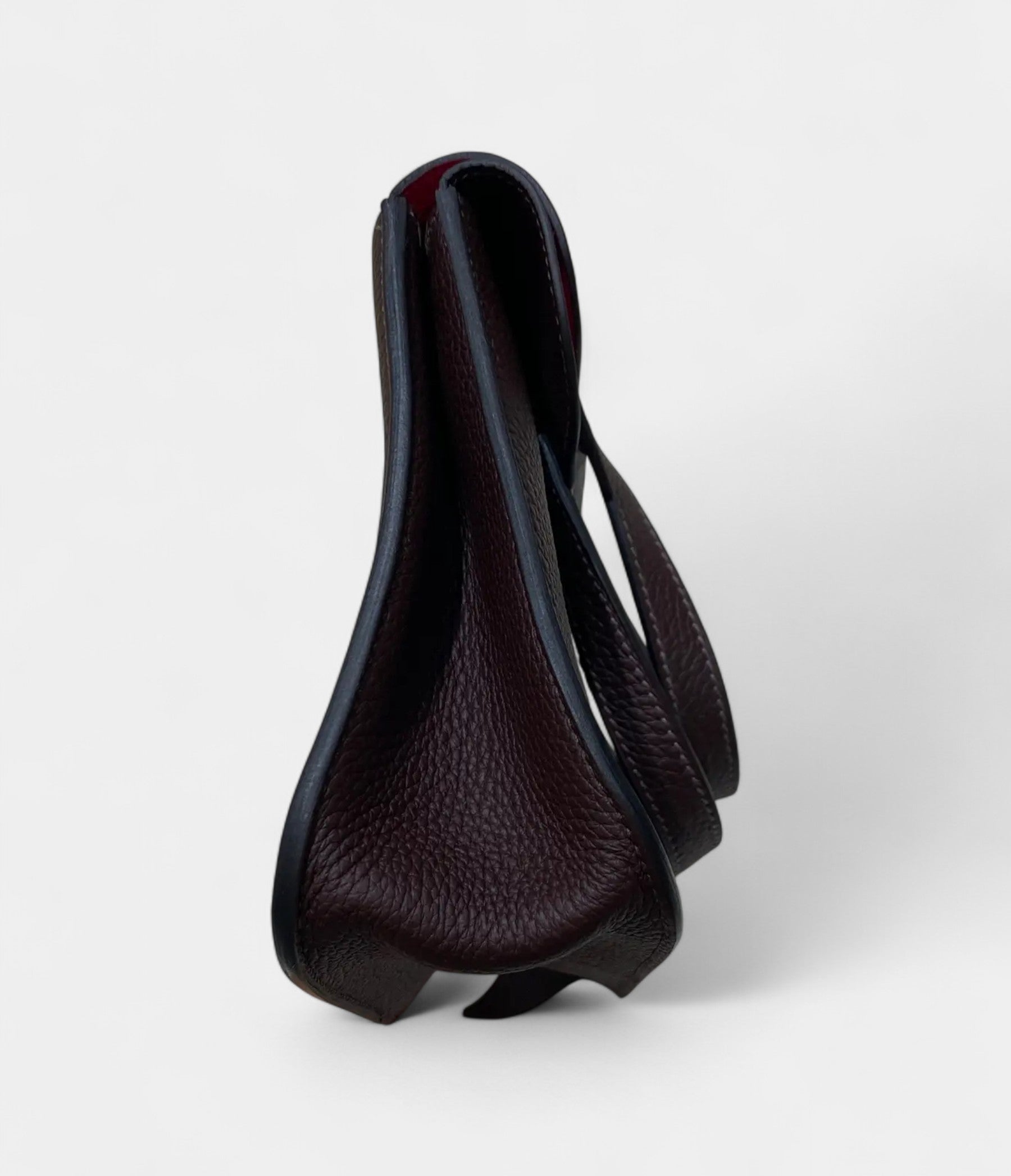 HMHalzan Leather Burgundy Handbag