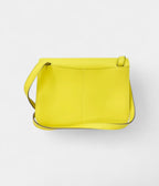 HMHalzan Leather Lime Yellow Handbag