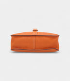 HMHalzan Leather Orange Handbag