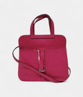 HMHalzan Leather Pink Handbag
