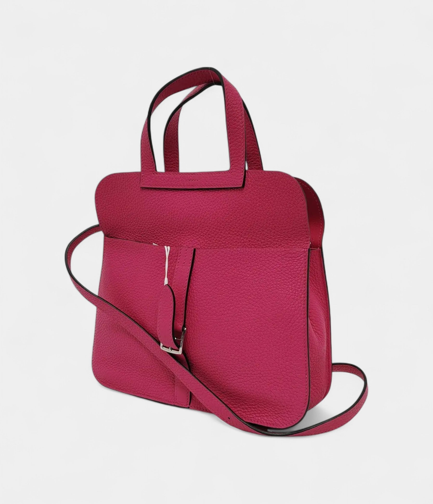 HMHalzan Leather Pink Handbag