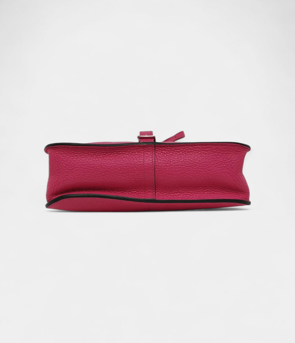 HMHalzan Leather Pink Handbag