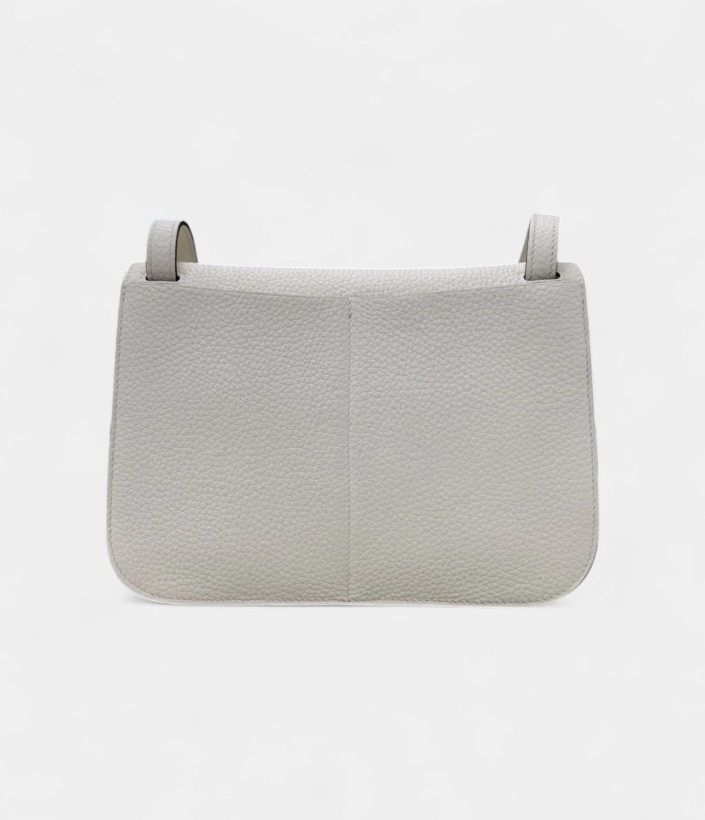 HMHalzan Leather White Handbag