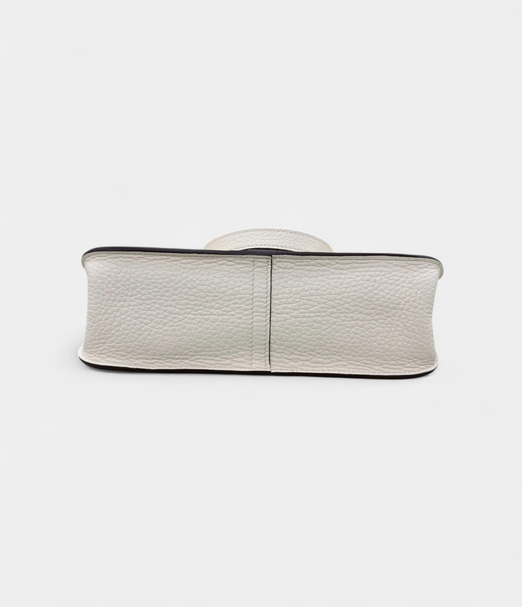 HMHalzan Leather White Handbag