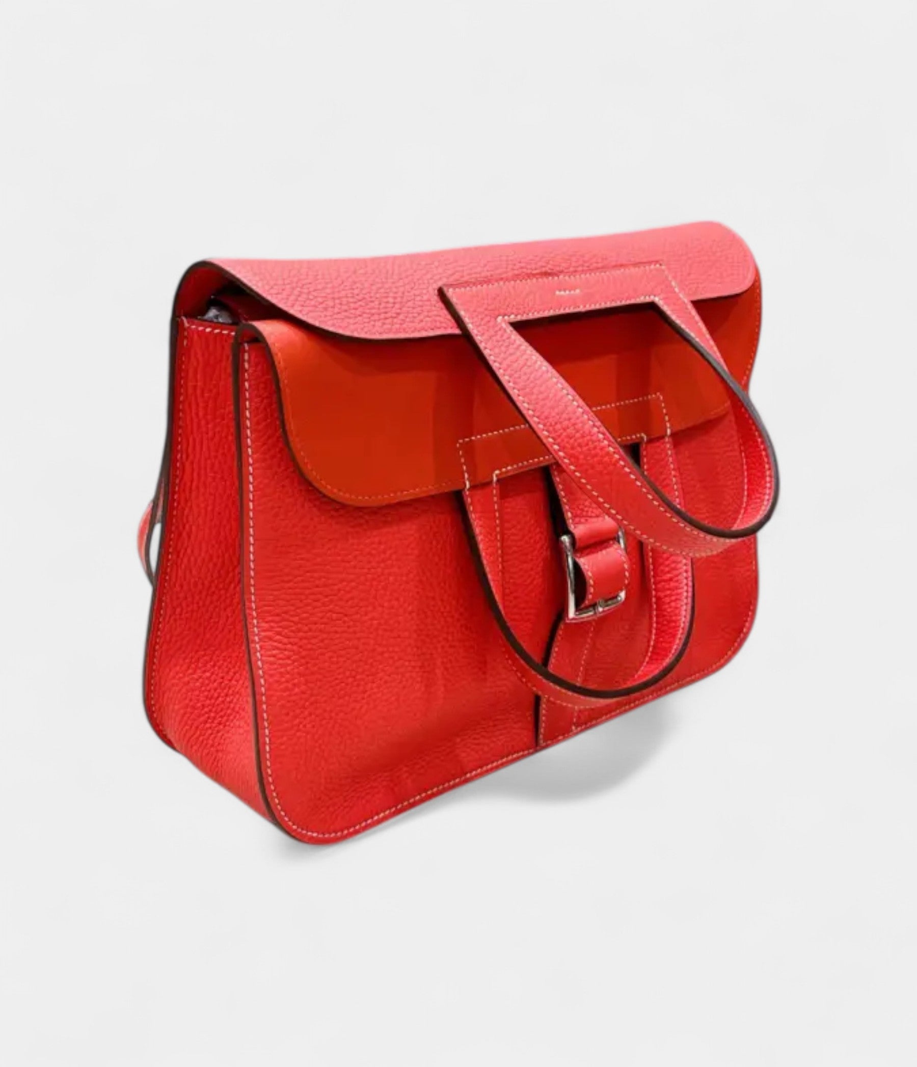 HMHalzan Red Leather Handbag