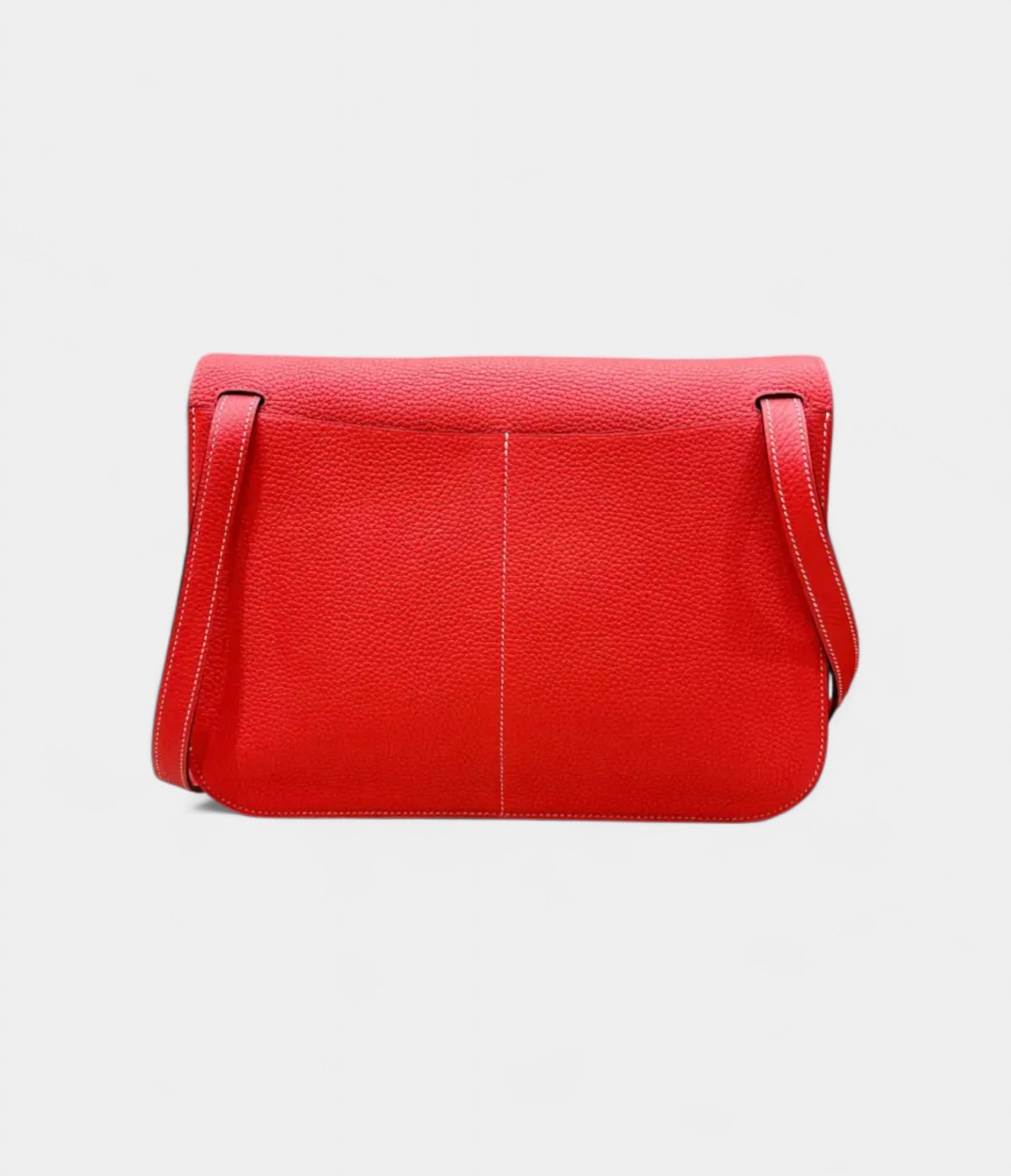 HMHalzan Red Leather Handbag