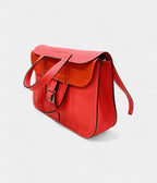 HMHalzan Red Leather Handbag