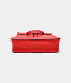 HMHalzan Red Leather Handbag