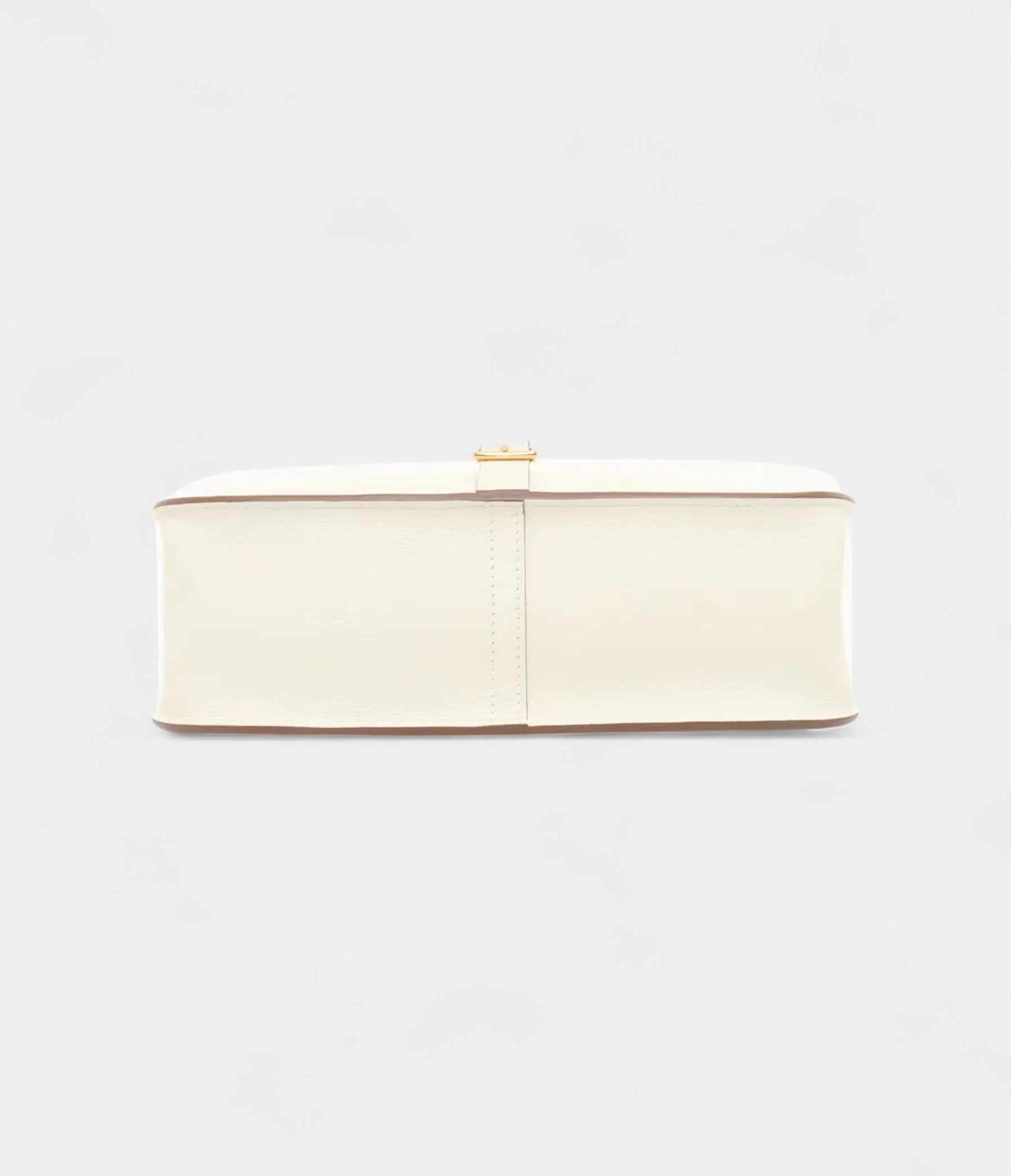 HMHalzan White Leather Handbag