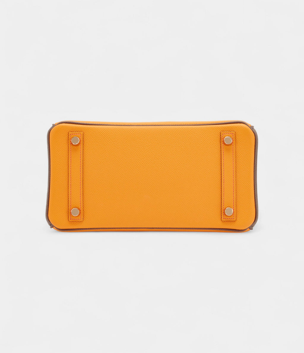 HMJaune D'Or and Etain Bi-Color Epsom BK 25 Gold Hardware