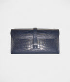 HMJige 29 Clutch Bag Blue Alligator