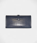 HMJige 29 Clutch Bag Blue Alligator