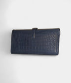 HMJige 29 Clutch Bag Blue Alligator