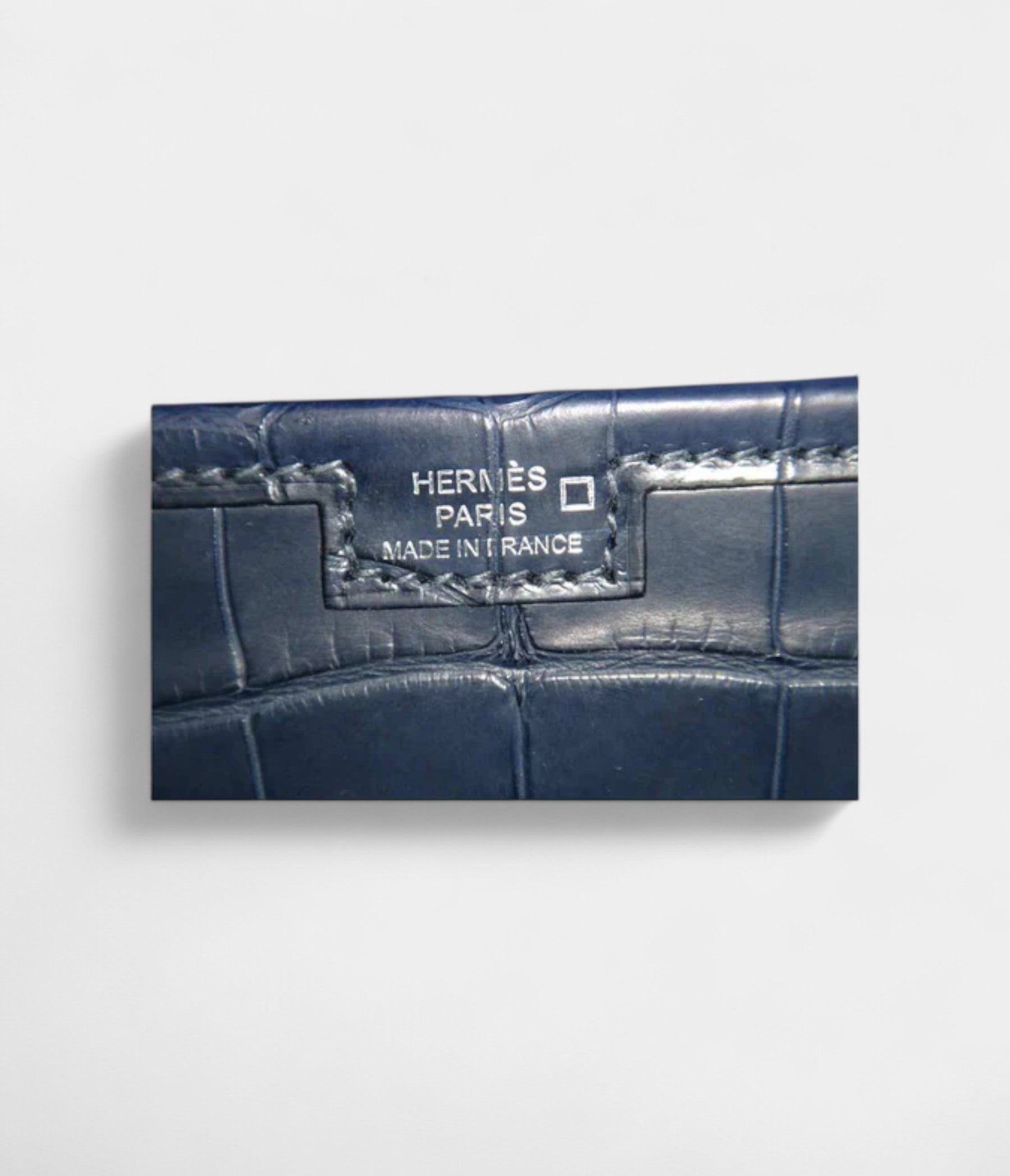 HMJige 29 Clutch Bag Blue Alligator