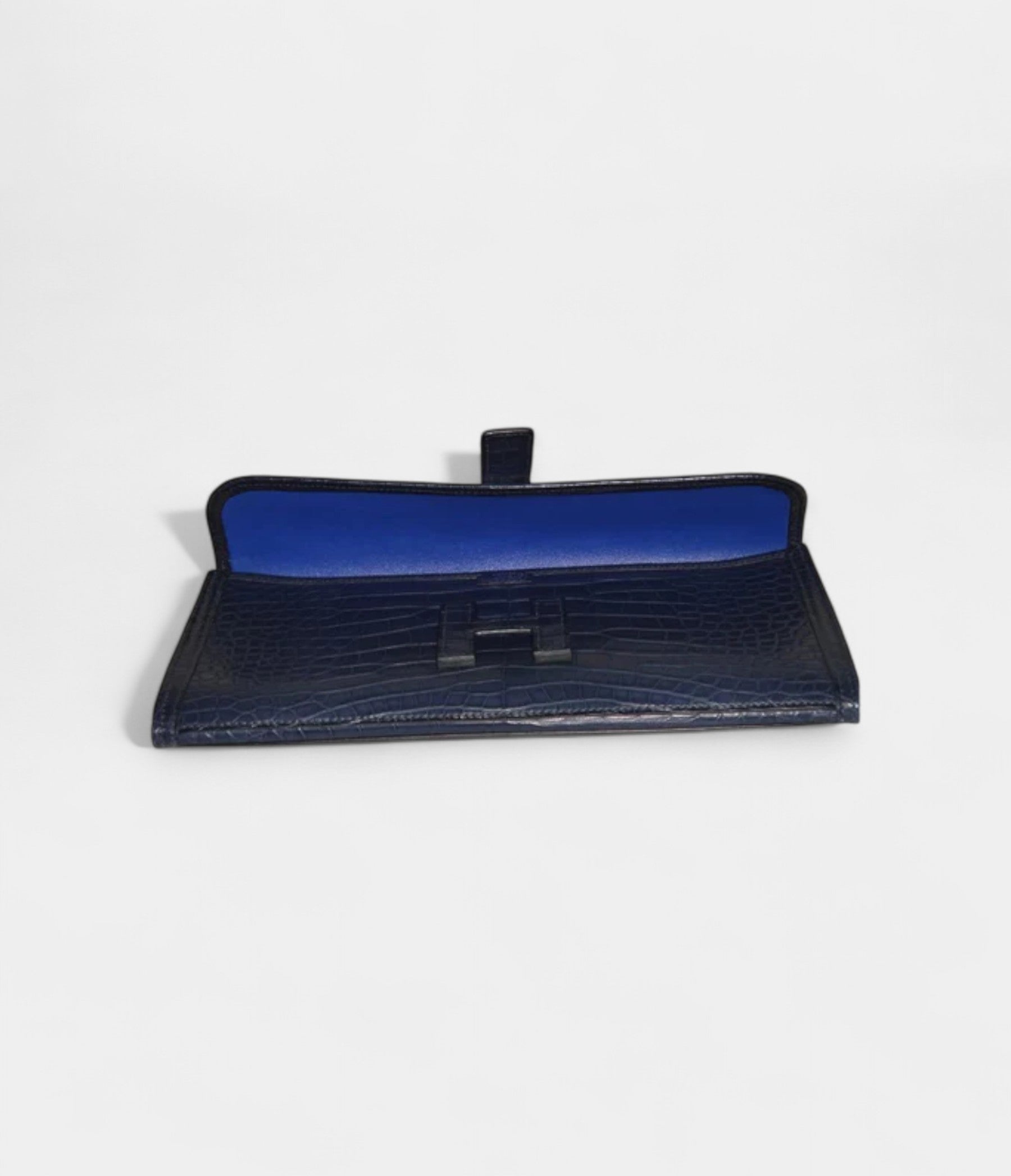 HMJige 29 Clutch Bag Blue Alligator