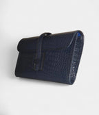 HMJige 29 Clutch Bag Blue Alligator