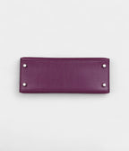 Hermes Kelly 25 Anemone Chevre Mysore Palladium Hardware