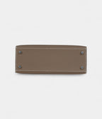 Hermes Kelly 25 Etoupe Epsom Palladium Hardware