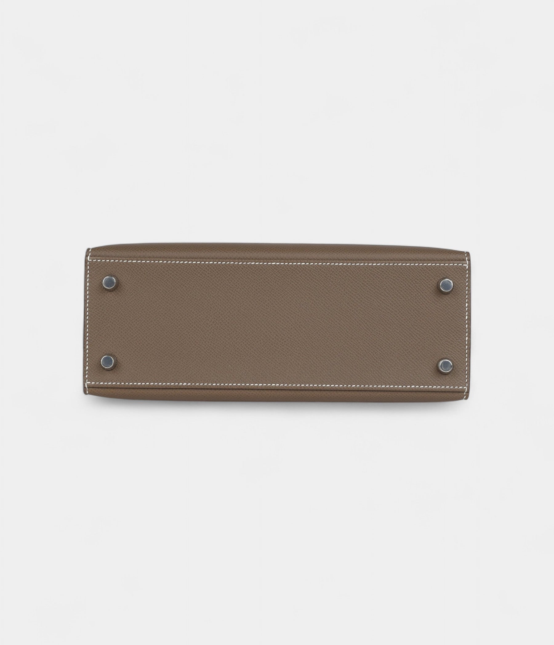 Hermes Kelly 25 Etoupe Epsom Palladium Hardware