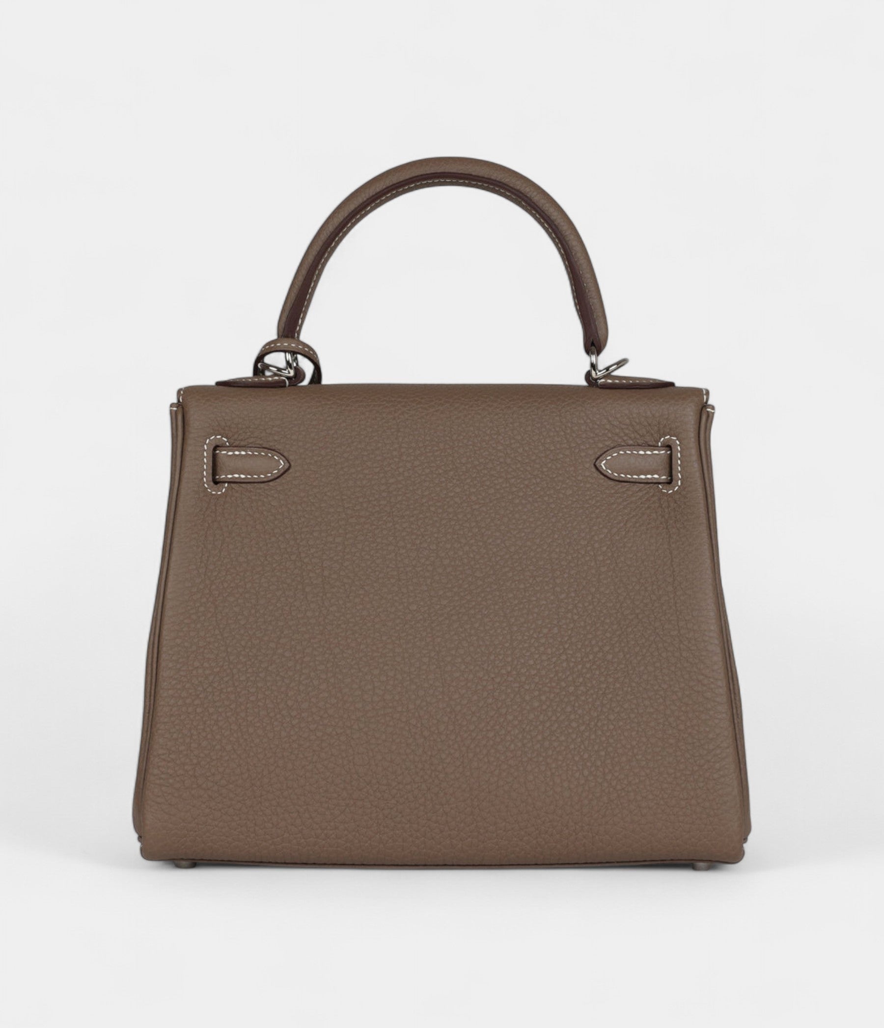 Hermes Kelly 25 Etoupe Togo Palladium Hardware