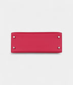 Hermes Kelly 25 Framboise Verso Epsom Palladium Hardware