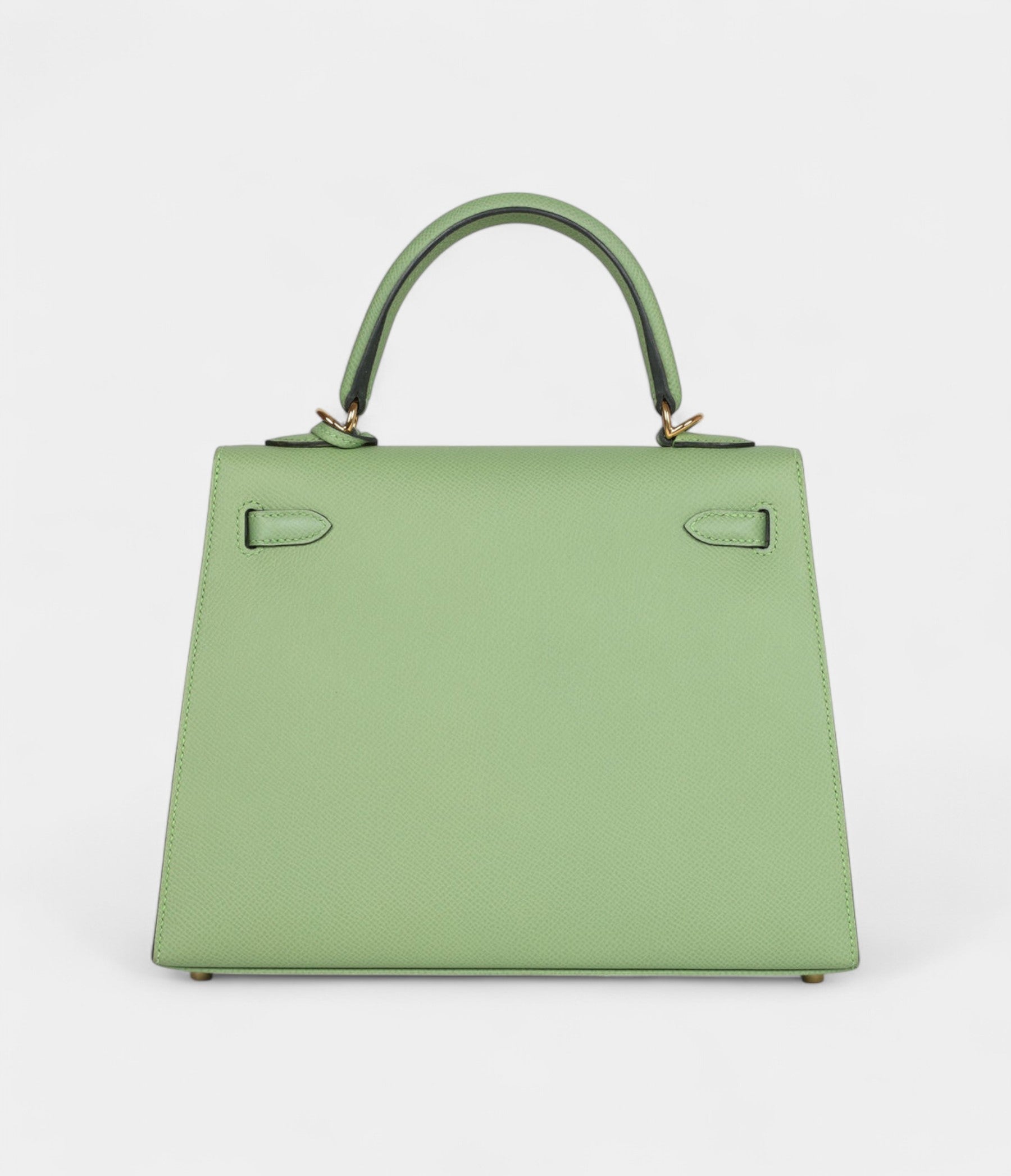 Hermes Kelly 25 Green Criquet Epsom Gold Hardware