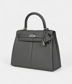 Hermes Kelly 25 Gris Meyer Swift Palladium Hardware
