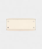 Hermes Kelly 25 Nata and Black Chevre Mysore Brushed Palladium Hardware