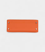 Hermes Kelly 25 Orange Epsom Palladium Hardware