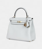 Hermes Kelly 25 Platinum Grey Togo Permabrass Hardware