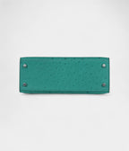 Hermes Kelly 25 Verone Ostrich Palladium Hardware