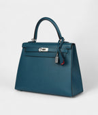 Hermes Kelly 25 Vert Bosphore Towards Madame Palladium Hardware
