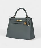 Hermes Kelly 28 Amande Epsom Gold Hardware