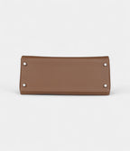 Hermes Kelly 28 Chestnut Evercolor Palladium Hardware
