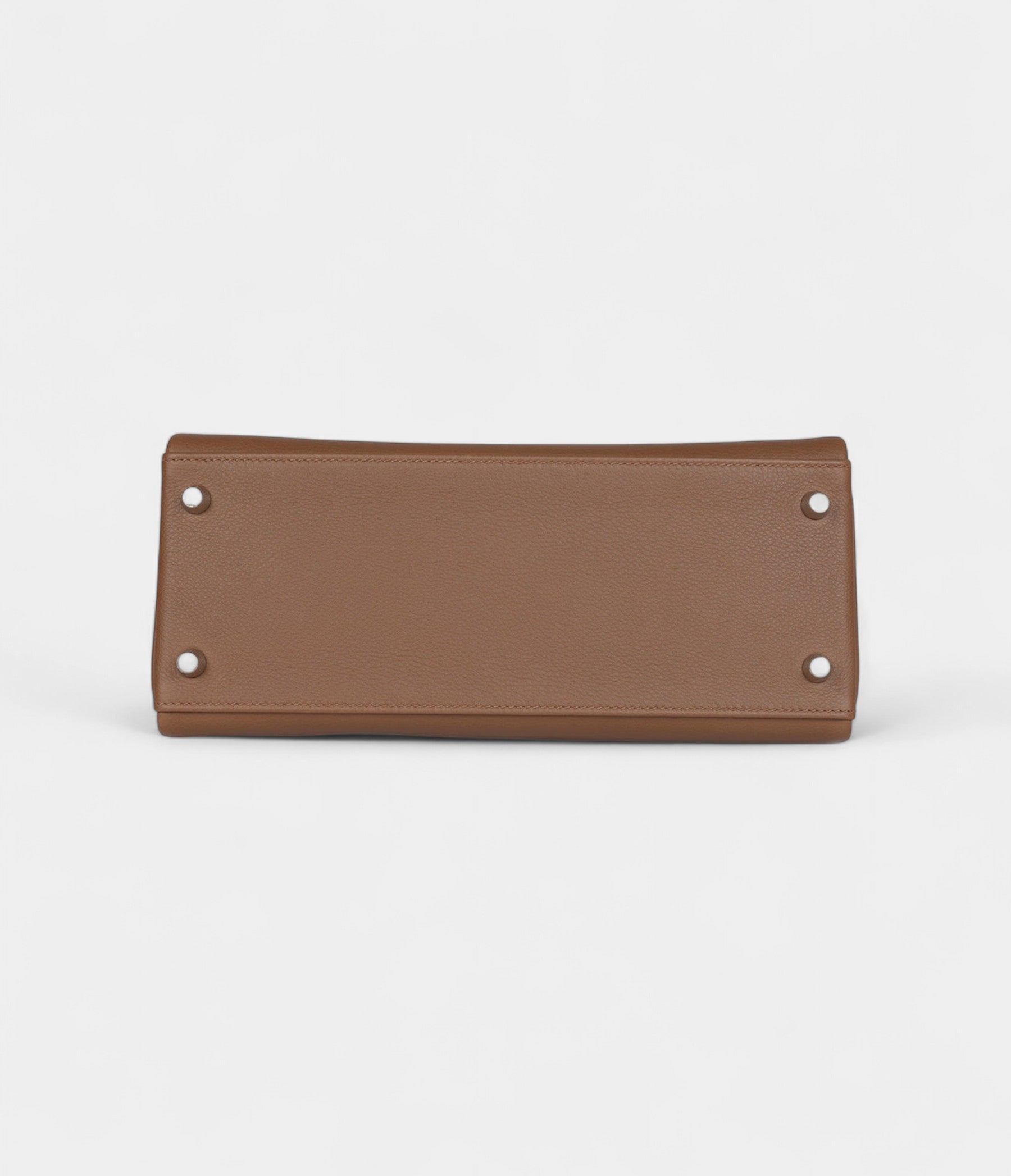 Hermes Kelly 28 Chestnut Evercolor Palladium Hardware
