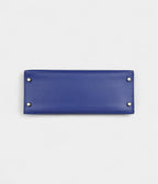 Hermes Kelly 28 Electric Blue Tadelakt Gold Hardware