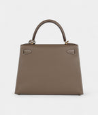 Hermes Kelly 28 Etoupe Epsom Gold Hardware