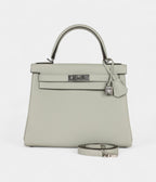 Hermes Kelly 28 Grey Neve Togo Palladium Hardware