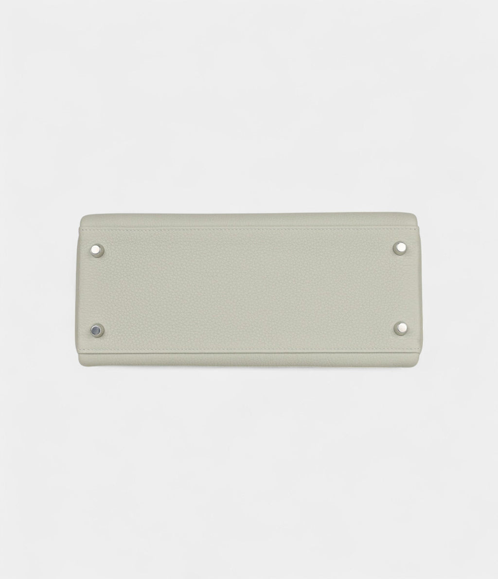 Hermes Kelly 28 Grey Neve Togo Palladium Hardware