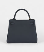 Hermes Kelly 28 Gris Misty Togo Permabrass Hardware