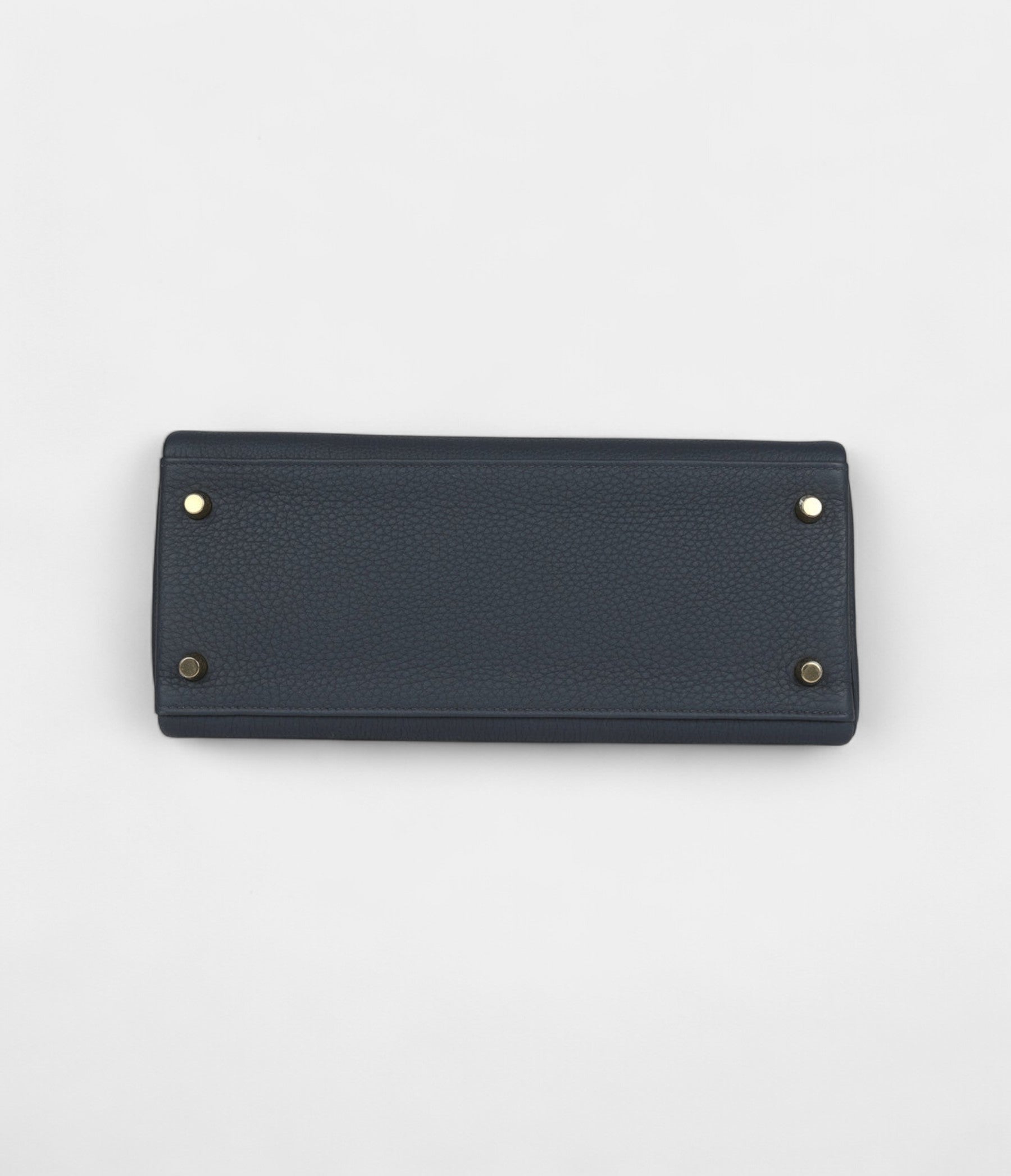 Hermes Kelly 28 Gris Misty Togo Permabrass Hardware