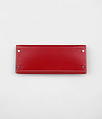 Hermes Kelly 28 Rouge Piment Box Palladium Hardware