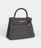 Hermes Kelly 28 Tin Togo Palladium Hardware