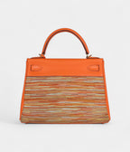 Hermes Kelly 28 Vibrato Orange Evercalf Gold Hardware